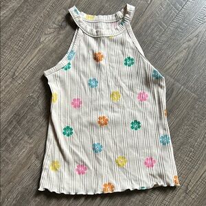 Floral Sleeveless Top - Multicolor